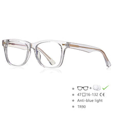 Load image into Gallery viewer, 54574 Youth Candy Color Anti-Blue Light Glasses Frame Brand Stitching Color Optical Prescription Eyeglasses Frame