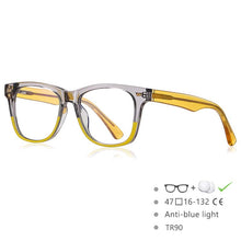 Load image into Gallery viewer, 54574 Youth Candy Color Anti-Blue Light Glasses Frame Brand Stitching Color Optical Prescription Eyeglasses Frame