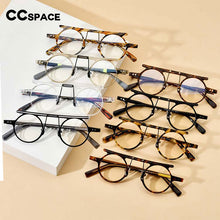 Load image into Gallery viewer, 54575 Brand Retro Round Frame Printing Color Punk Plate Material High-End Men\'s and Women\'s Glasses Frame Owl
