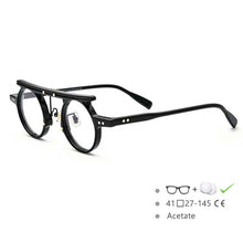 Load image into Gallery viewer, 54575 Brand Retro Round Frame Printing Color Punk Plate Material High-End Men\'s and Women\'s Glasses Frame Owl