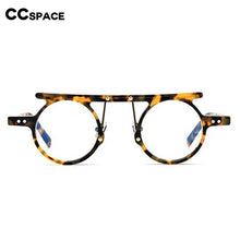 Load image into Gallery viewer, 54575 Brand Retro Round Frame Printing Color Punk Plate Material High-End Men\'s and Women\'s Glasses Frame Owl