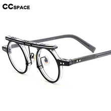 Load image into Gallery viewer, 54575 Brand Retro Round Frame Printing Color Punk Plate Material High-End Men\'s and Women\'s Glasses Frame Owl