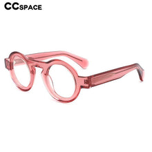 Load image into Gallery viewer, 54576 Brand Retro Round Frame Gradient Color Large Frame Plate Material High-End Men's and Women's Glasses Frame