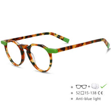 Load image into Gallery viewer, 54583 Acetate Glasses Retro Cat Eye Eyewear Optics Frame  Prescription Glasses Frames Optical Eyewear