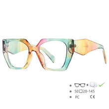 Load image into Gallery viewer, 54584 Women Brand Transparent Eyeglasses Frames Computer Gaming Optical Frame Clear Spectacle
