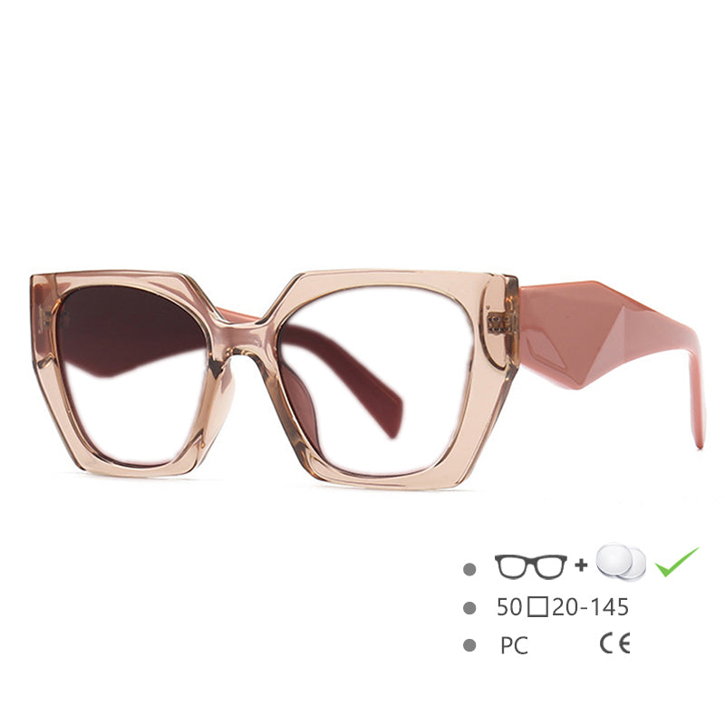 54584 Women Brand Transparent Eyeglasses Frames Computer Gaming Optical Frame Clear Spectacle