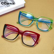 Load image into Gallery viewer, 54588 Ladies Anti-Blue Computer Myopia Colourful Glasses Frames for Women Optical Glasses Frame Splicing Color