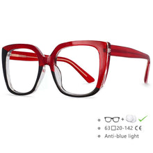 Load image into Gallery viewer, 54588 Ladies Anti-Blue Computer Myopia Colourful Glasses Frames for Women Optical Glasses Frame Splicing Color