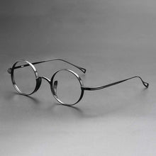 Load image into Gallery viewer, 54595 Retro Pure Titanium Upscale Glasses Frame Handmade Round Square Men Women Ultra-Light Frame Zero Glasses