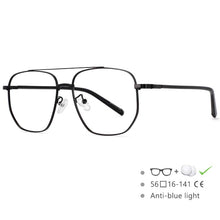 Load image into Gallery viewer, 54596 Big Frame Square Alloy Glasses Frame Male Ultralight Eye Myopia Prescription Eyeglasses