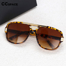 Load image into Gallery viewer, 54597 Retro Brand Design Men&#39;s Sun Glasses Parallel Bars Square Large Frame Goggles UV400