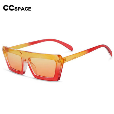 54603 Brand Design Ladies Men's Sunglasses Rainbow Candy Color Rectangle Frame Goggles UV400