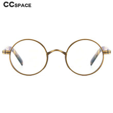 Load image into Gallery viewer, 54604 Retro Titanium Round Frame Reading Glasses Men Alloy Glasses Frame Male Square Eye Myopia Prescription Eyeglasses