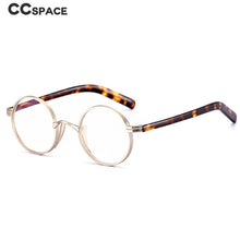 Load image into Gallery viewer, 54604 Retro Titanium Round Frame Reading Glasses Men Alloy Glasses Frame Male Square Eye Myopia Prescription Eyeglasses