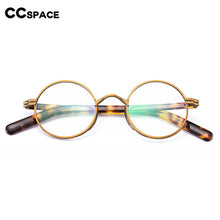 Load image into Gallery viewer, 54604 Retro Titanium Round Frame Reading Glasses Men Alloy Glasses Frame Male Square Eye Myopia Prescription Eyeglasses