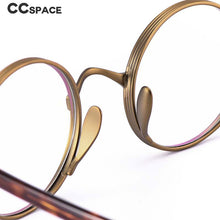Load image into Gallery viewer, 54604 Retro Titanium Round Frame Reading Glasses Men Alloy Glasses Frame Male Square Eye Myopia Prescription Eyeglasses