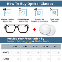 Load image into Gallery viewer, 54605 Big Size Square Glasses Frame Women Men Optical Computer Eyeglasses Frames Office Decoration Fake Eyewear