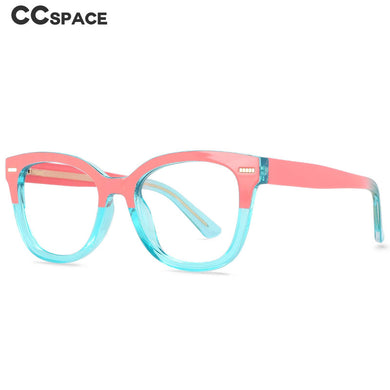 54607 Youth Anti-Blue Light Glasses Ladies Cat Eye Large Frame Candy Color Glasses Frame Student Eyeglasses