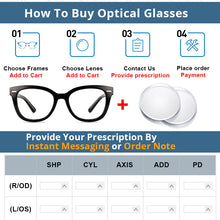 Load image into Gallery viewer, 54607 Youth Anti-Blue Light Glasses Ladies Cat Eye Large Frame Candy Color Glasses Frame Student Eyeglasses