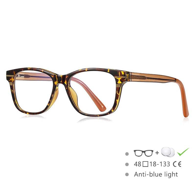 54610 Tr90 Style Children's Youth Frames Spring Legs Blue Light Blocking Frames Students Prescription Glasses