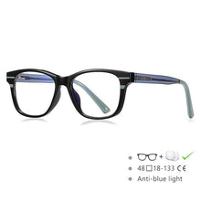 Carica l&#39;immagine nel visualizzatore di Gallery, 54610 Tr90 Style Children&#39;s Youth Frames Spring Legs Blue Light Blocking Frames Students Prescription Glasses