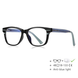 54610 Tr90 Style Children's Youth Frames Spring Legs Blue Light Blocking Frames Students Prescription Glasses