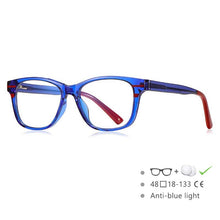 Carica l&#39;immagine nel visualizzatore di Gallery, 54610 Tr90 Style Children&#39;s Youth Frames Spring Legs Blue Light Blocking Frames Students Prescription Glasses