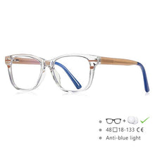 Carica l&#39;immagine nel visualizzatore di Gallery, 54610 Tr90 Style Children&#39;s Youth Frames Spring Legs Blue Light Blocking Frames Students Prescription Glasses