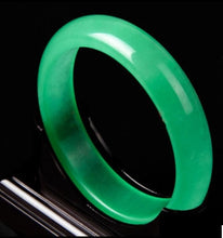 Carica l'immagine nel visualizzatore di Gallery, 54mm-64mm Grade A High Quality Natural Jade Bangles Fine Gemstone Jade Bracelet Jewelry For Women Gifts Drop Shipping