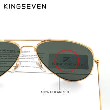 Carica l'immagine nel visualizzatore di Gallery, Occhiali da sole classici retrò da 58 mm polarizzati da donna KINGSEVEN occhiali da sole femminili di marca per le donne 2023 Oculos Designer Shades 