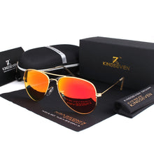 Carica l'immagine nel visualizzatore di Gallery, Occhiali da sole classici retrò da 58 mm polarizzati da donna KINGSEVEN occhiali da sole femminili di marca per le donne 2023 Oculos Designer Shades 
