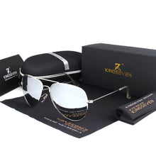 Carica l'immagine nel visualizzatore di Gallery, Occhiali da sole classici retrò da 58 mm polarizzati da donna KINGSEVEN occhiali da sole femminili di marca per le donne 2023 Oculos Designer Shades 