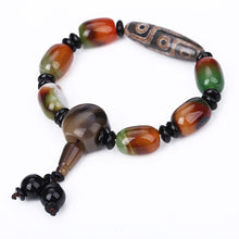 Load image into Gallery viewer, 5A Natural Reiki Agate Chakra Bracelet Men Healing Balance Beads Reiki Buddha Prayer Yoga White Jade Charm Father Boyfriend Gift