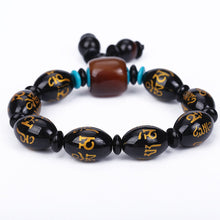 Load image into Gallery viewer, 5A Natural Reiki Agate Chakra Bracelet Men Healing Balance Beads Reiki Buddha Prayer Yoga White Jade Charm Father Boyfriend Gift