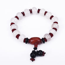 Load image into Gallery viewer, 5A Natural Reiki Agate Chakra Bracelet Men Healing Balance Beads Reiki Buddha Prayer Yoga White Jade Charm Father Boyfriend Gift
