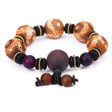 Load image into Gallery viewer, 5A Natural Reiki Agate Chakra Bracelet Men Healing Balance Beads Reiki Buddha Prayer Yoga White Jade Charm Father Boyfriend Gift