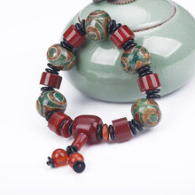 Load image into Gallery viewer, 5A Natural Reiki Agate Chakra Bracelet Men Healing Balance Beads Reiki Buddha Prayer Yoga White Jade Charm Father Boyfriend Gift