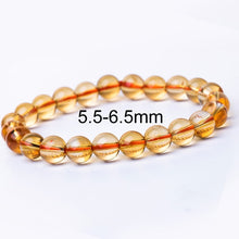 Load image into Gallery viewer, 6-10mm Bright Citrine Bracelet Citrine Beads Natural Stone Bracelet Buddha Charms men's bracelets Bangles Jewelry Gift For Men