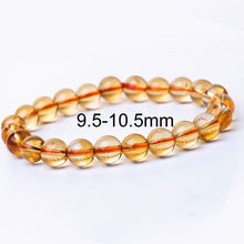 Load image into Gallery viewer, 6-10mm Bright Citrine Bracelet Citrine Beads Natural Stone Bracelet Buddha Charms men's bracelets Bangles Jewelry Gift For Men