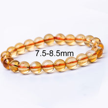 Load image into Gallery viewer, 6-10mm Bright Citrine Bracelet Citrine Beads Natural Stone Bracelet Buddha Charms men's bracelets Bangles Jewelry Gift For Men