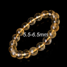 Load image into Gallery viewer, 6-10mm Citrine Bracelet Citrine Crystal Friends Bracelets For Women Yellow Bead Bracelet Charms Jewelry citrine bilezik