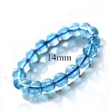 Load image into Gallery viewer, 6-14mm Blue Popcorn Crystal Bracelet Blue Beads Natural Crystal Bracelet Bangles Jewelry Gift Bracelets For Women