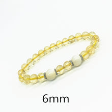 Carica l'immagine nel visualizzatore di Gallery, Bracciale con perline di citrino naturale 6/8/10mm Bracciale con pietre naturali di citrino da donna per bracciale Femme Gioielli da uomo 