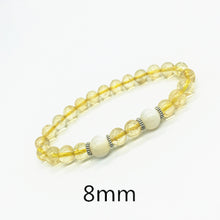 Carica l'immagine nel visualizzatore di Gallery, Bracciale con perline di citrino naturale 6/8/10mm Bracciale con pietre naturali di citrino da donna per bracciale Femme Gioielli da uomo 