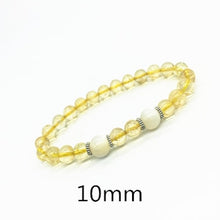 Carica l'immagine nel visualizzatore di Gallery, Bracciale con perline di citrino naturale 6/8/10mm Bracciale con pietre naturali di citrino da donna per bracciale Femme Gioielli da uomo 