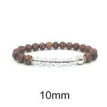 Load image into Gallery viewer, 6/8/10mm Strange Eyes Agate Bracelet For Men Natural Citrine Beads Bracelets For Women Crystal Mens Bracelets 2018