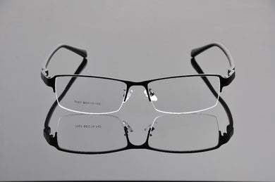 60-18-142 Men's Super Large Optical Eyeglasses Oversized Eyewear Frame Half Frame Big Head Metal Big Size Glasses DD1447