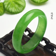 Load image into Gallery viewer, 60-62mm Inner Diameter Grade A High Quality Natural Jade Bangles Fine Gemstone Jade Bracelet Jewelry For Women Gifts