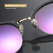 Load image into Gallery viewer, 6701  Plastic Frame Glasses For Unisex Simple Half Rim Retro Round Spectacles Selling