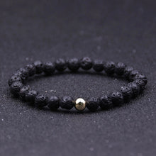 Load image into Gallery viewer, 6mm 5 Styles Tiger Eyes Lava Stone Bracelet Set Couple White Natural Stone Bracelet Beads Charm Bracelet Men Women
